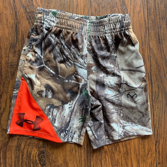 under armour women's camo mesh boy shorts
